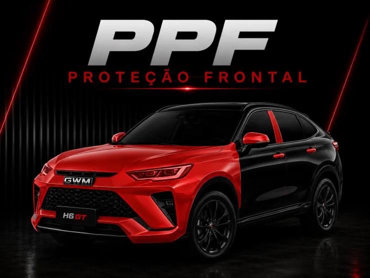 PPF Frontal aplicado na região frontal do veículo
