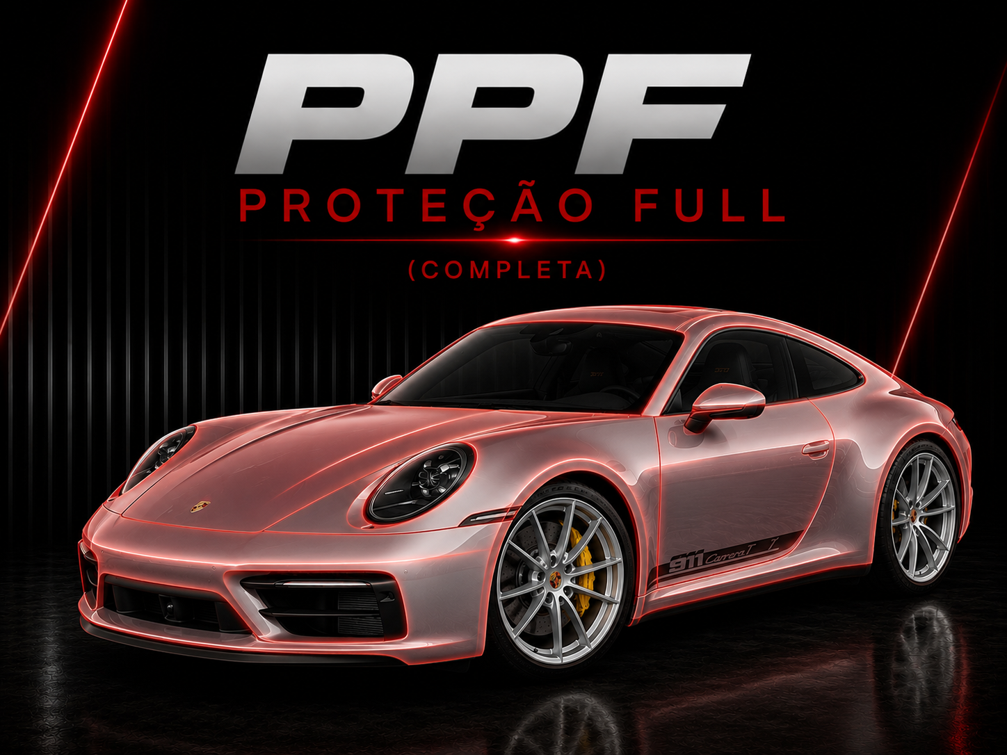PPF Full com cobertura completa da superfície pintada